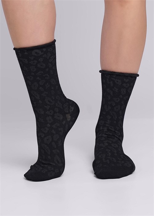 CLE Носки жен.Д298 база ослаб.рез (25-чёрный) 85415 - фото 104198