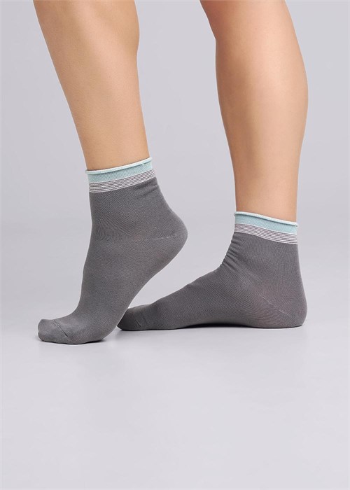 ЭЙС Носки жен.Д115ш осл.резинка (25-серый) 85831 - фото 104683