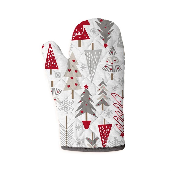 Прихватка-рукавица рогожка Vse DOMA 18х28 см. 60325-1 Зимняя сказка 60325-1-3 - фото 104769