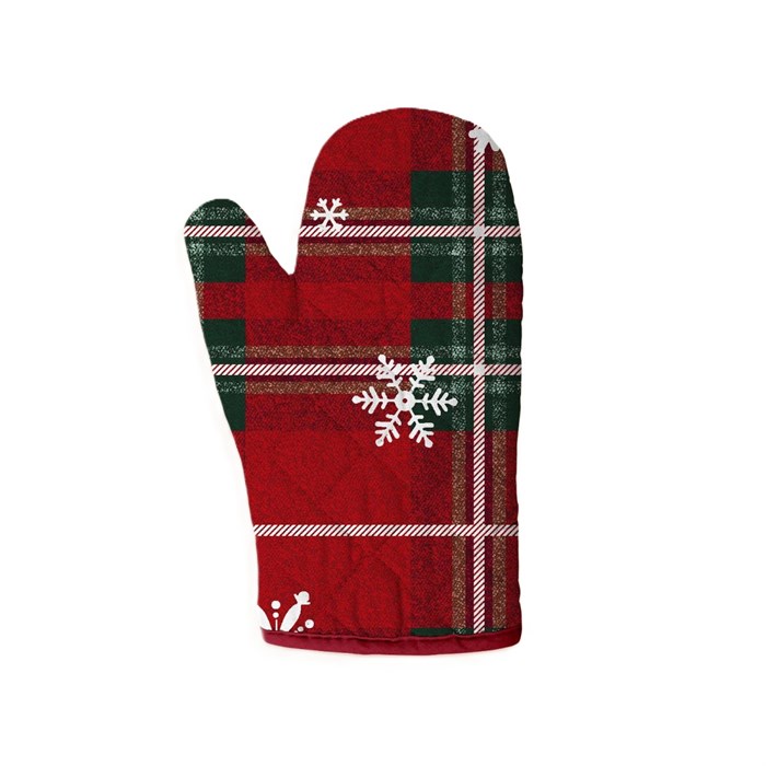 Прихватка-рукавица рогожка Vse DOMA 18х28 см. 60339-1 Рождественское утро 60339-1-3 - фото 104770