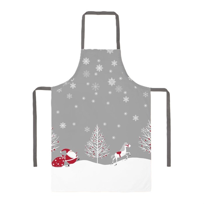 Фартук рогожка Vse DOMA 60х70 см. 60324-1 Зимняя сказка 60324-1 - фото 104772