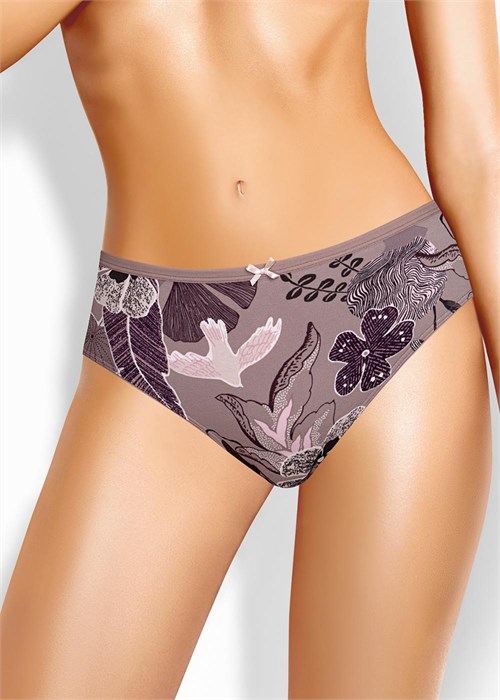 CLE C1181 Трусы жен. Миндаль (46-т.бежевый/т.коричневый) 86029 - фото 104882