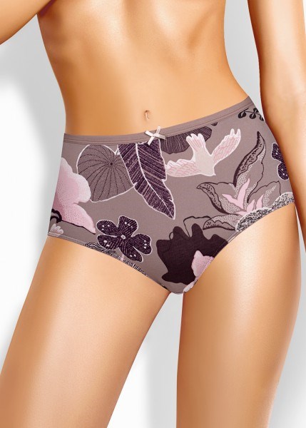 CLE M1181 Трусы жен. Миндаль (48-т.бежевый/т.коричневый) 86037 - фото 104890