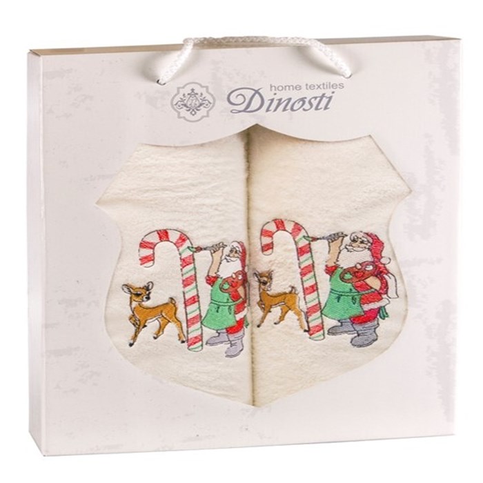 Набор полотенец из микрофибры 50х90 см. 1 шт. 70х140 см. 1 шт. БСМФ-110 Рождество БСМФ-110 - фото 105168