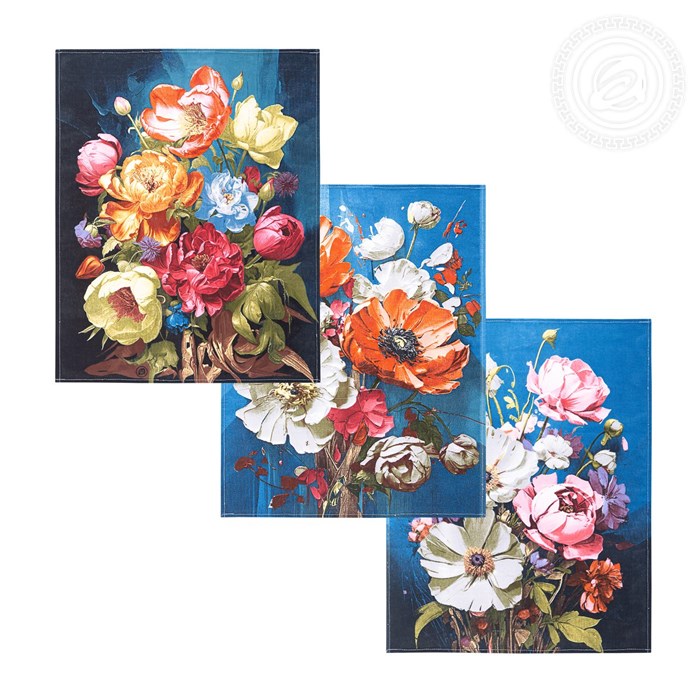 Набор полотенец Арт Дизайн рогожка 45х60 см. 2 шт. Цветалина 86338 - фото 105222