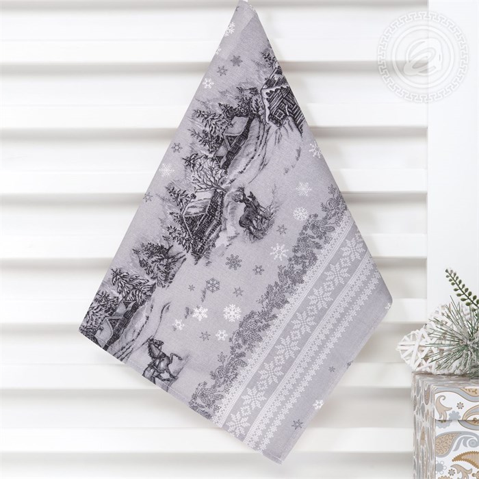 Полотенце Арт Дизайн рогожка 50х70 см. Сочельник 86343 - фото 105227