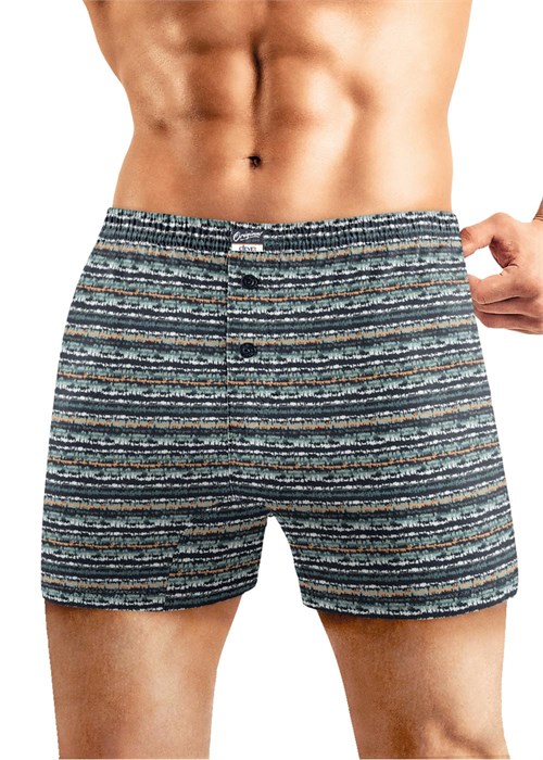 CLE MBX450621 Трусы муж. (56-св.зелёный/т.синий) 86385 - фото 105269