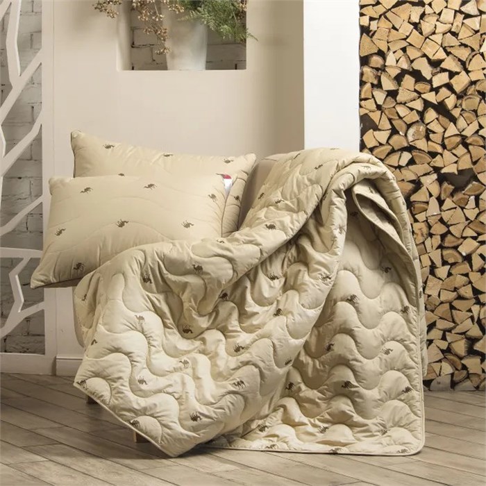 Одеяло Легкие сны Верби зимнее верблюжья шерсть в тике 200х220 см. арт. 200(30)02-ВШ 200(30)02-ВШ - фото 105364