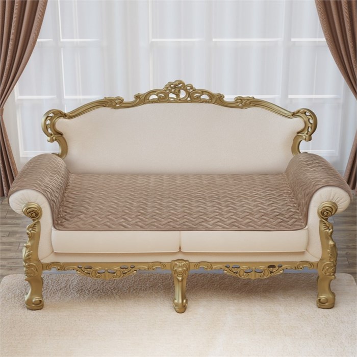 Накидка на диван Greta фланель 90х210 см. арт. 44 44-7 - фото 105507