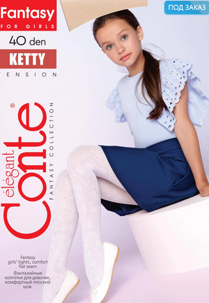 Колготки дет. KETTY 20С-111СП (104-110-bianco) 86717 - фото 105718