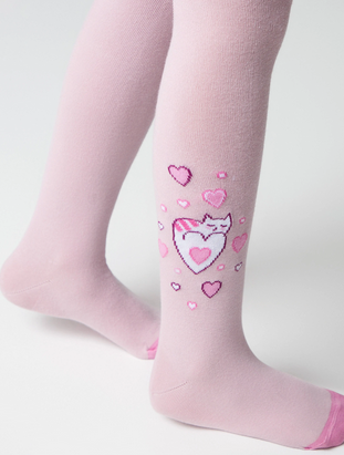 Колготки дет. TIP-TOP 4С-05СП 679 (128-134 (20)-пепельно-розовый) 86723 - фото 105724