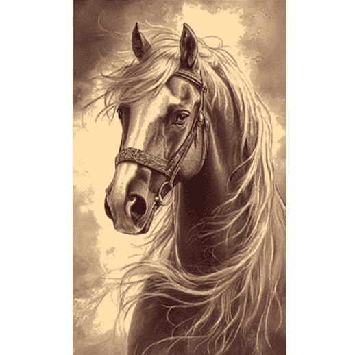 Полотенце махровое 100х160 см. 420 гр. арт. С107-ЮА рис. 7949 Царица степей С107-ЮА-4 - фото 106139