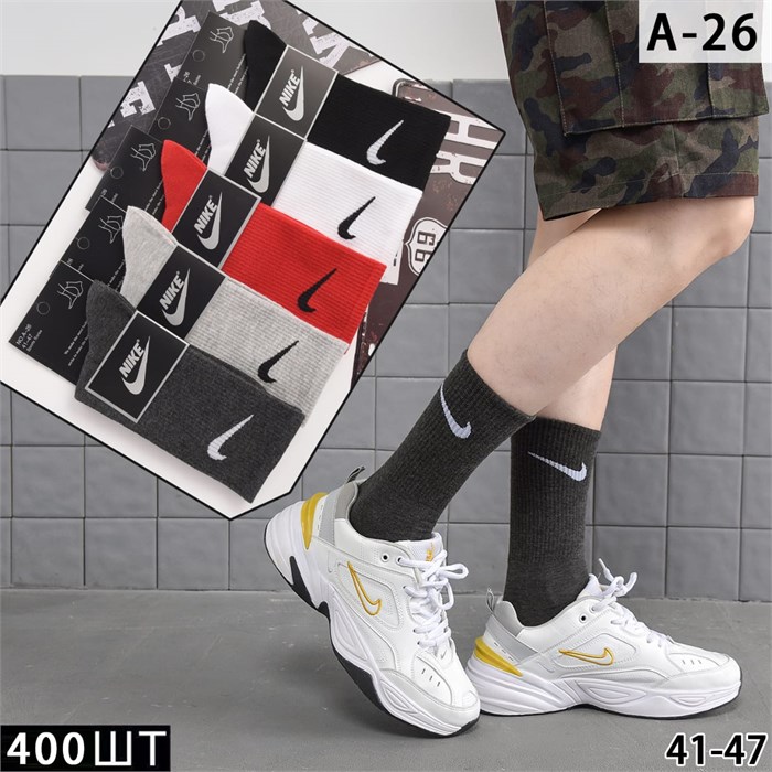 Носки муж.№A-26 "N" цветные длин х/б 10шт/уп 560867 - фото 114386
