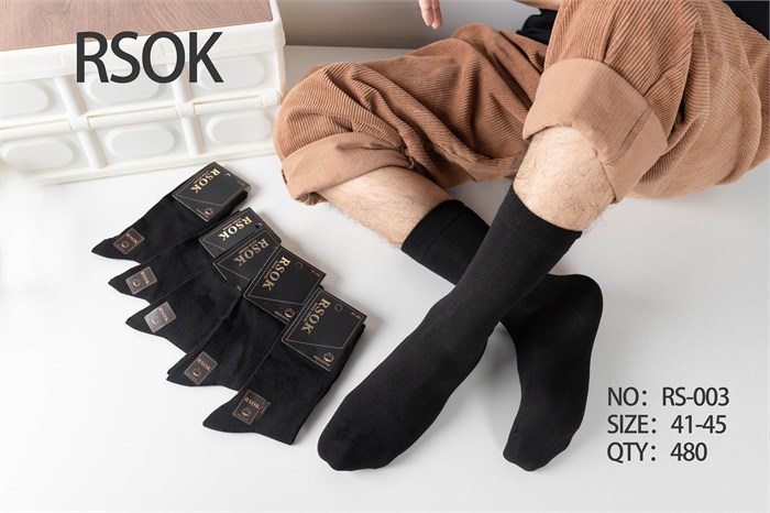 Носки муж.№RS-003 "RSOK" черный 10шт/уп 561617 - фото 114393
