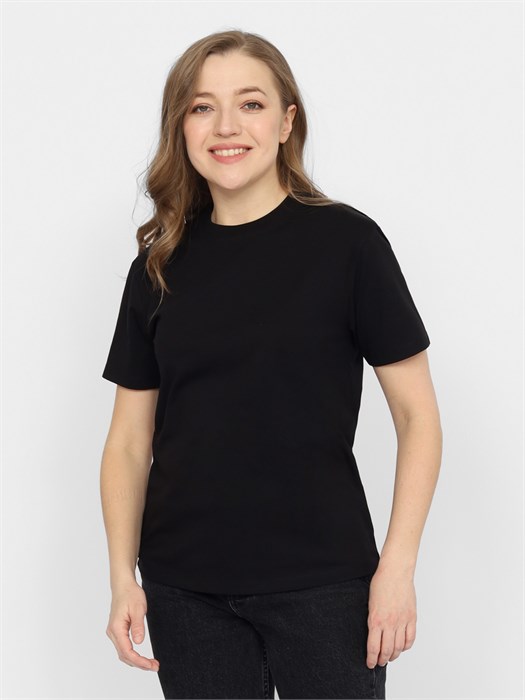#CWXW 60302-22 Футболка женская (Черный (170)-096(48)) 566864 - фото 114839