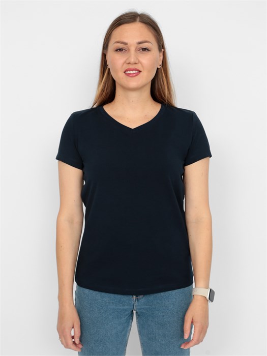 #CWXW 60304-41 Футболка женская (Т.синий (170)-100(50)) 570486 - фото 114843