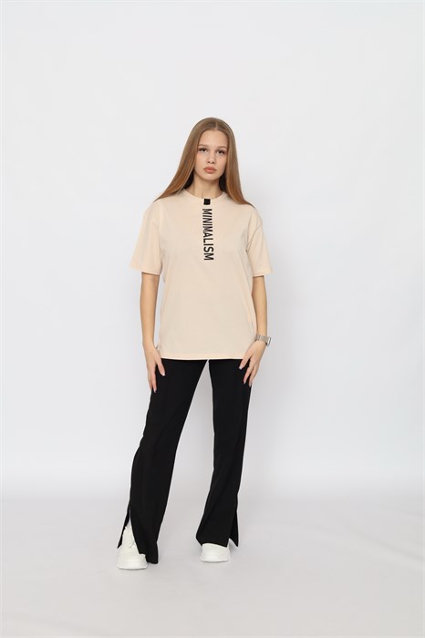 CSSW 60346-31 Футболка женская (Бежевый (170)-096(48)) 585581 - фото 114852