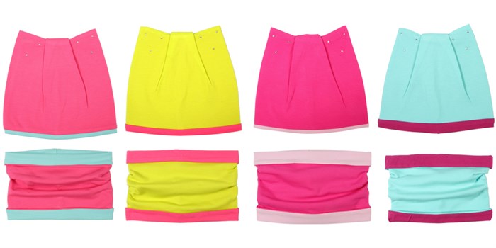 #CH 8194 (224) Комплект для девочки (шапка, снуд) арбузный 52-54 (S) ВГ 444367 - фото 114926