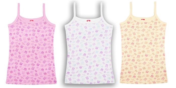 CAJ 2242 Майка для девочки розовый (146)-76 ВГ 373092 - фото 114953