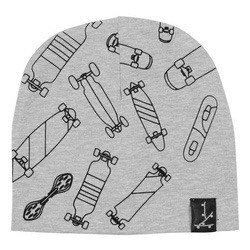 CH 8223-1 Шапка для мальчика (Серый меланж 48) 469032 - фото 115114