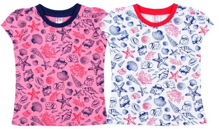 CSK 62089 (196) Футболка для девочки розовый (092)-52 ВГ 405531 - фото 115229