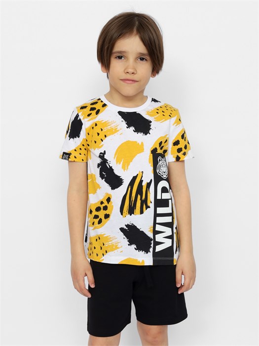 CSKB 63554-20-371 Футболка для мальчика (Белый (110)-60) 563895 - фото 115240