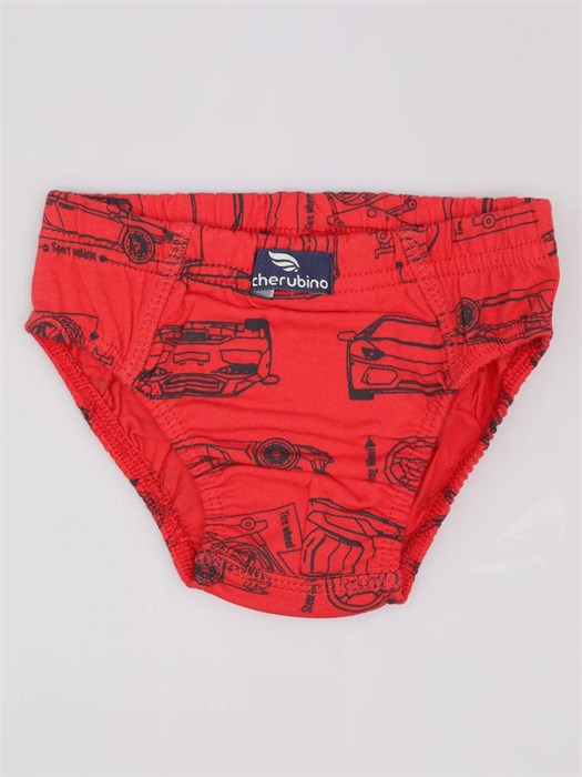 CWKB 10066-26 Трусы для мальчика (Красный (122-128)-64) 496417 - фото 115354