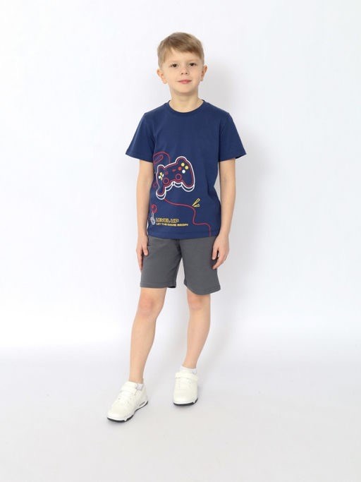 HSKB 63833-41 Футболка для мальчика (Т.синий (092)-52) 596331 - фото 115371