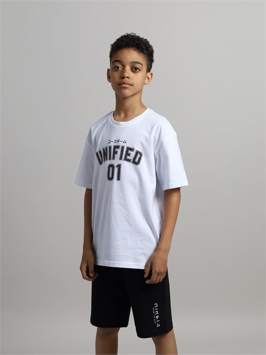 CSXB 90245-20-411 Комплект для мальчика (футболка, шорты) (Белый (146)-76) 599744 - фото 115446