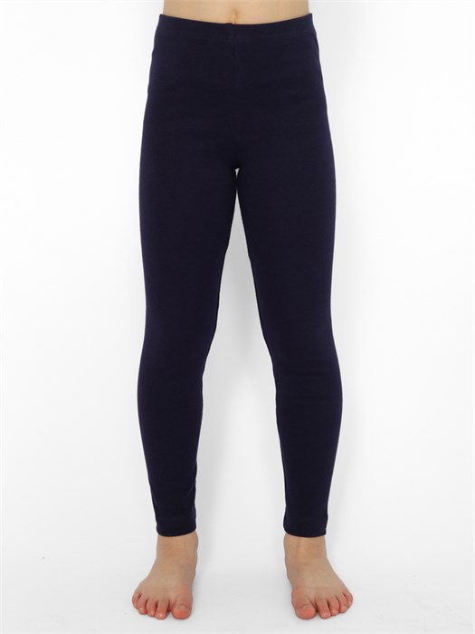 CWJG 10048-41 Брюки модель "легинсы" для девочки (Т.синий (140)-72) 570223 - фото 115454