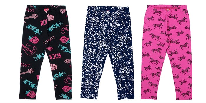 CSK 7758 Брюки типа "лосины" для девочки т.синий (092)-52 ВГ 402110 - фото 115544