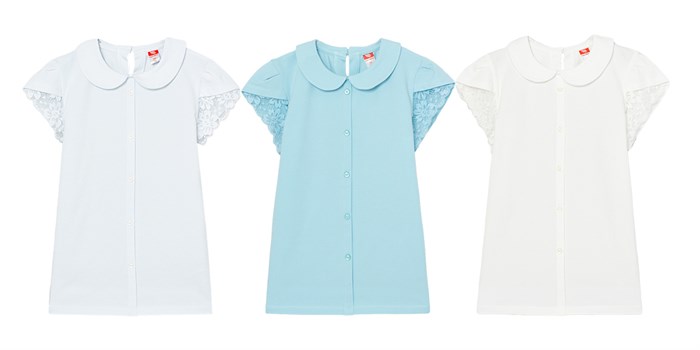 CWJG 62781-43 Джемпер для девочки (Голубой (158)-80) 485563 - фото 115551