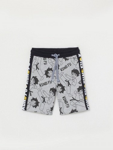 CWKB 70074-11-283 Шорты для мальчика (Св.серый меланж (098)-56) 494567 - фото 115563