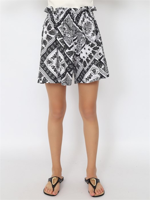 CSJG 70475-22-400 Шорты для девочки (Черный (158)-80) 592502 - фото 115723