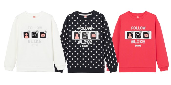 CWJG 62894-25-291 Джемпер модель "свитшот" для девочки (Малиновый (164)-84) 490196 - фото 115781