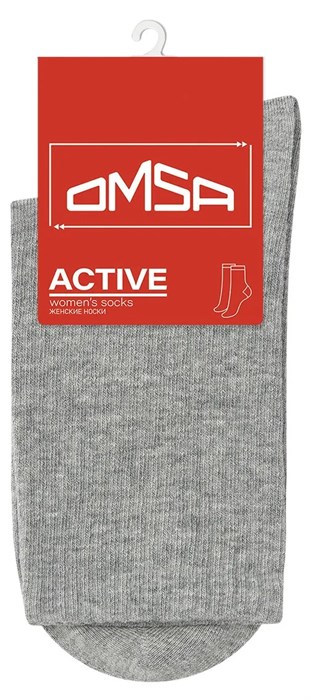 Носки ж. ACTIVE 152 (35-38-Grigio Melange) с высокой резинкой Oms 541582 - фото 115921