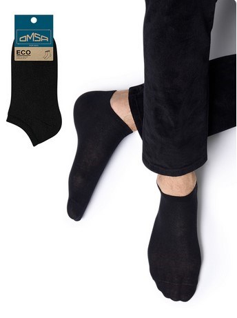 Носки м. ECO 404 (42-44-Nero) супер-укороченный Oms 557313 - фото 116003