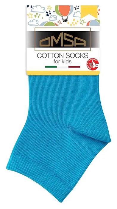 Носки 21C02 (27-30-Blu) гладь укороч 513440 - фото 116431