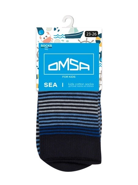 Носки 21P11 (23-26-Blu Scuro) в полоску БЕЗ СКИДКИ!!! 507534 - фото 116446