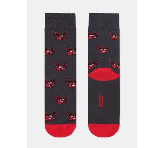 Носки муж. DW HAPPY 17С-151СП 193 (27-т.-серый) 95746 - фото 117078