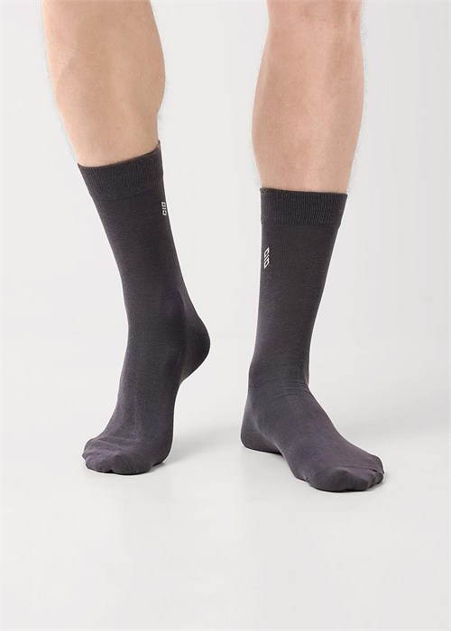 ЭЙС Носки муж.А13Лш хл+эл (29-т.серый) 95780 - фото 117132