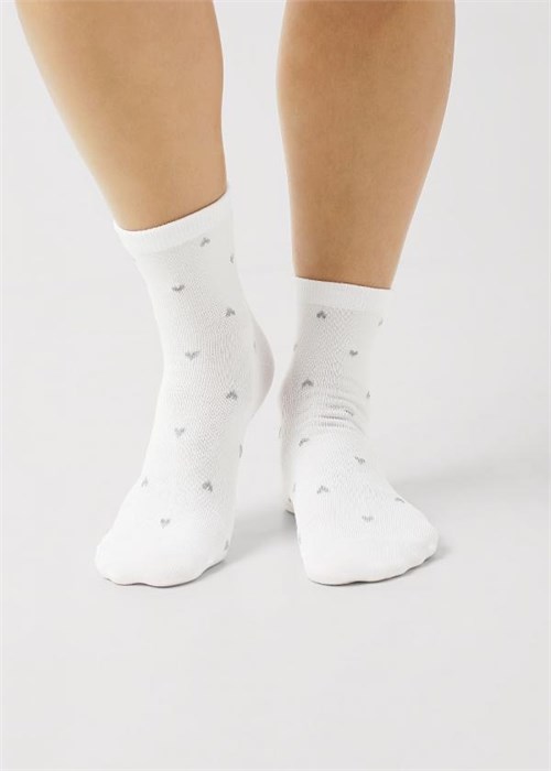 CLES Носки жен.L3004 market line хл+эл (23-белый) 95927 - фото 117304