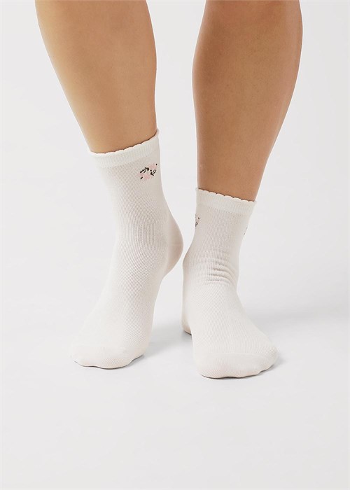 CLES Носки жен.L3003 market line хл+эл (25-св.бежевый) 95931 - фото 117308