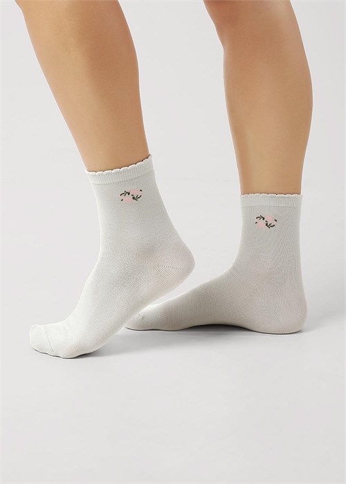 CLES Носки жен.L3003 market line хл+эл (25-св.зелёный) 95935 - фото 117312