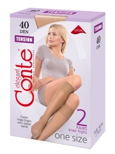 Гольфы жен. TENSION 40х2 8С-2СП (23/25-nero) 95981 - фото 117373