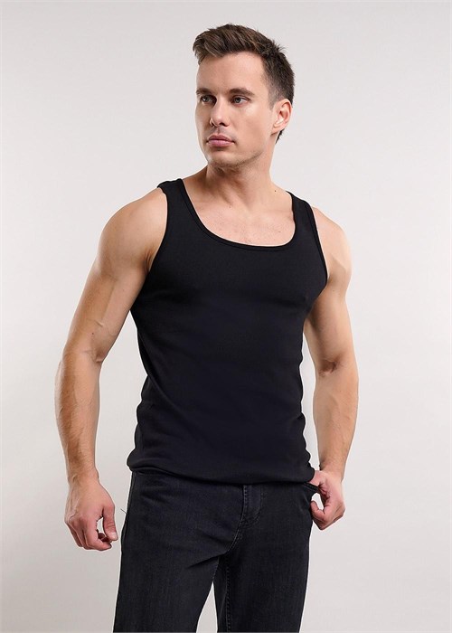 CLE MV602148рт бесшовн майка муж (54-чёрный) 96306 - фото 117880