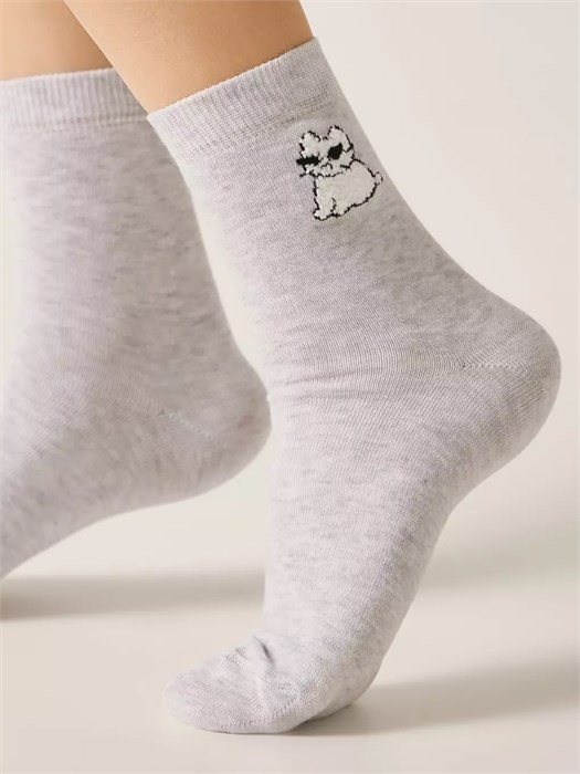 Носки жен. CLASSIC 24С-151СП 677 (25-27-светло-серый) 96580 - фото 118239