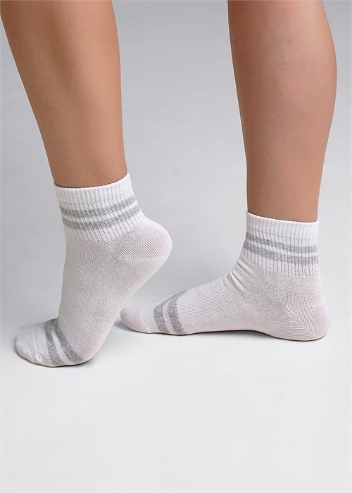 ЭЙС Носки жен.Д151 укор хл+эл (25-белый) 96861 - фото 118647