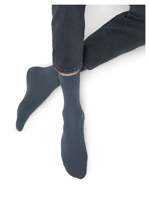 Носки м. CLASSIC 203 (39-41-Grigio Scuro) гладь всесезон. Oms 96911 - фото 118736