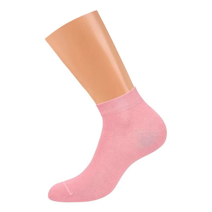 Носки ж. 1201 (39-41-Rosa Antico) Cotone одн.укороченный MNM 96913 - фото 118741